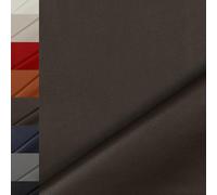 MAGAM-Stoffe Anton Kunstleder Polsterstoff Kleidung Taschen Meterware ab 50cm (Dunkelbraun)