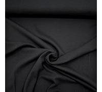 MAGAM-Stoffe Benny Waffeljersey Waffel Stoff 100% Baumwolle Oeko-Tex Meterware 50cm (14. Schwarz)