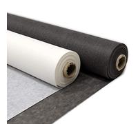 MAGAM-Stoffe Bügeleinlage Einlagestoff zum aufbügeln Vlieseline Industriestandard Meterware 50cm (Anthrazit)