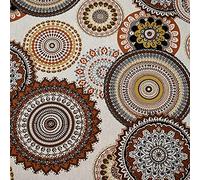 MAGAM-Stoffe Jasper Canvas Stoff Möbel Polsterstoff Oeko-Tex Meterware 50cm (Mandalas)