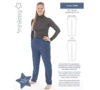 MAGAM-Stoffe Jogging-Hose Schnittmuster Frauen inkl. Aufnäher Enno
