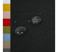 MAGAM-Stoffe Malte Outdoor Stoff Planenstoff Zeltstoff Reißfest Wasserdicht Meterware 50cm (16. Schwarz)