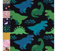MAGAM-Stoffe Niklas Kinder Baumwollstoff ÖKO-TEX Meterware ab 50cm (Dinos)