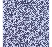 MAGAM-Stoffe Paul Musselin Mulltuch Kinder Baumwollstoff Oeko-Tex Meterware 50cm (Cozy Flower jeans)