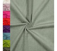 MAGAM-Stoffe Yanis Breitcord Cordstoff 100% Baumwolle Bekleidung Möbel Meterware 50cm (06. Salbei grün)