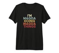 Magda Name Magda Personalized Name First Given Premium T-Shirt