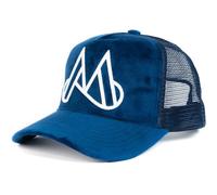 MAGGIORE Samt Herren Kappe Unlimited M Marine Kappe mit Netzrücken, Verstellbarem Verschluss & Weiße Logo gestickt, Kleidung lässig oder formell - Premium Baseball Caps für Herren & Frauen