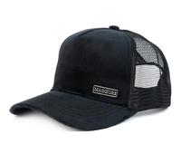 MAGGIORE Samt Herren Kappe Unlimited Schwarze Mütze mit Netzrücken, Verstellbarem Verschluss & Metallplatte Logo, Kleidung lässig & formell - Baseball Caps für Herren & Frauen