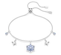 Magic Armband, Schneeflocke, Blau, Rhodiniert OS