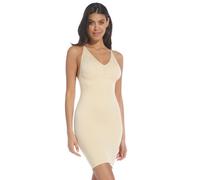 MAGIC Bodyfashion - Bekleidung Low Black/ Low Front Dress - beige - Größe M