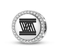 Magic Charms 925 Sterling Silber Adinkra Owo Foro Adobe Schmuck Fit Armband Charme ethnische kulturelle Symbole Geschenke für Frauen