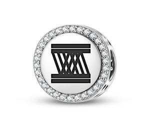 Magic Charms 925 Sterling Silber Adinkra Owo Foro Adobe Schmuck Fit Armband Charme ethnische kulturelle Symbole Geschenke für Frauen