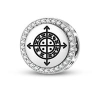 Magic Charms 925 Sterling Silber Central America Olokun Schmuck Fit Armband Charme ethnische kulturelle Symbole Geschenke für Frauen