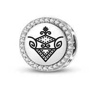 Magic Charms 925 Sterling Silber Central America Yemaya Schmuck Fit Armband Charme ethnische kulturelle Symbole Geschenke für Frauen