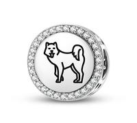 Magic Charms 925 Sterling Silber Inuit Qimmiq Canadian Inuit Dog Schmuck Fit Armband Charme ethnische kulturelle Symbole Geschenke für Frauen