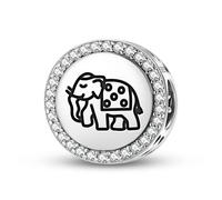 Magic Charms 925 Sterling Silber Jainism Elephant Schmuck Fit Armband Charme ethnische kulturelle Symbole Geschenke für Frauen