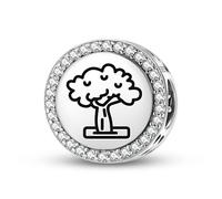 Magic Charms 925 Sterling Silber Jainism Kalpa Vriksha Sacred Fig Schmuck Fit Armband Charme ethnische kulturelle Symbole Geschenke für Frauen