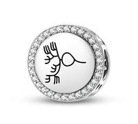 Magic Charms 925 Sterling Silber Nazca lines Seaweed Schmuck Fit Armband Charme ethnische kulturelle Symbole Geschenke für Frauen