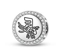 Magic Charms 925 Sterling Silber Nazca lines The Pelican Schmuck Fit Armband Charme ethnische kulturelle Symbole Geschenke für Frauen