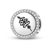 Magic Charms 925 Sterling Silber Persian Lily Schmuck Fit Armband Charme ethnische kulturelle Symbole Geschenke für Frauen