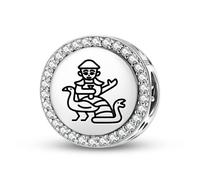 Magic Charms 925 Sterling Silber Sumerian Nanshe Schmuck Fit Armband Charme ethnische kulturelle Symbole Geschenke für Frauen