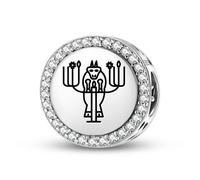 Magic Charms 925 Sterling Silber Sumerian Ram in the Thicket Schmuck Fit Armband Charme ethnische kulturelle Symbole Geschenke für Frauen