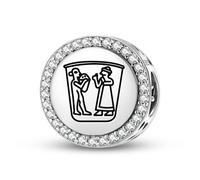 Magic Charms 925 Sterling Silber Sumerian Warka Vase Schmuck Fit Armband Charme ethnische kulturelle Symbole Geschenke für Frauen