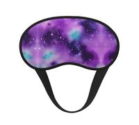 Magic Galaxy Sky Purple Print Schlafmaske für Seitenschläfer, Cup-förmige Verdunkelung, Augenmaske, Schattierungen, Abdeckung für Männer und Frauen