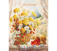 Magic Needle 100-181 ZW Honig Aroma Kreuzstichset mit Zählmuster Zweigart Edition, Baumwolle, multifarbig, 32x40cm