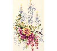 Magic Needle 100-201 ZW Festliche Etüde Kreuzstichset mit Zählmuster Zweigart Edition, Baumwolle, multifarbig, 17x27cm