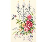 Magic Needle 100-202 ZW Feierliche Etüde Kreuzstichset mit Zählmuster Zweigart Edition, Baumwolle, multifarbig, 17x27cm