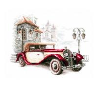 Magic Needle 110-022 ZW Retro Auto. Old car Kreuzstichset mit Zählmuster Zweigart Edition, Baumwolle, multifarbig, 20x16cm