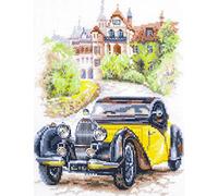 Magic Needle 110-023 ZW Retro-Stil. Frankreich Kreuzstichset mit Zählmuster Zweigart Edition, Baumwolle, multifarbig, 16x20cm