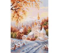 Magic Needle 110-061 ZW Schneekloster Kreuzstichset mit Zählmuster Zweigart Edition, Baumwolle, multifarbig, 15x20cm