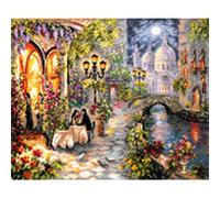 Magic Needle 110-081 ZW Nächtliches Rendezvous Kreuzstichset mit Zählmuster Zweigart Edition, Baumwolle, multifarbig, 40x32cm