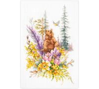 Magic Needle 250-700 ZW Frühlingswaldgeist Kreuzstichset mit Zählmuster Zweigart Edition, Baumwolle, multifarbig, 17x27cm