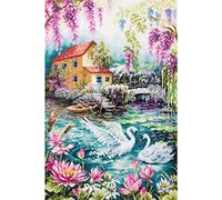 Magic Needle 250-705 ZW Traumsee Kreuzstichset mit Zählmuster Zweigart Edition, Baumwolle, multifarbig, 30x45cm