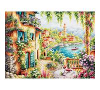 Magic Needle 250-706 ZW Sommer in Lombardei Kreuzstichset mit Zählmuster Zweigart Edition, Baumwolle, multifarbig, 40x30cm