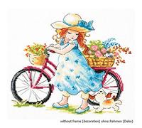 Magic Needle 33-27 Sommerwanderung, Kreuzstichset mit Zählmuster, Baumwolle, mehrfarbig, 22 x 17 cm