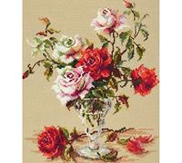 Magic Needle 40-63 ZW Liebeslied Kreuzstichset mit Zählmuster Zweigart Edition, Baumwolle, multifarbig, 24x29cm