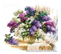 Magic Needle 40-64 ZW Der Duft der Flieder Kreuzstichset mit Zählmuster Zweigart Edition, Baumwolle, multifarbig, 40x37cm