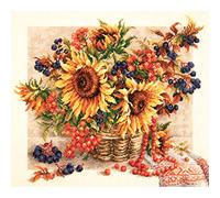 Magic Needle 40-76 ZW Vogelbeergirlande Kreuzstichset mit Zählmuster Zweigart Edition, Baumwolle, multifarbig, 40x34cm