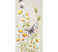 Magic Needle 42-12 ZW Sommerwiese Kreuzstichset mit Zählmuster Zweigart Edition, Baumwolle, multifarbig, 18x31cm