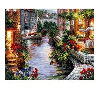 Magic Needle 46-02 ZW Abend in Venedig Kreuzstichset mit Zählmuster Zweigart Edition, Baumwolle, multifarbig, 40x32cm