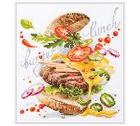 Magic Needle 528-556 ZW Burger Kreuzstichset mit Zählmuster Zweigart Edition, Baumwolle, multifarbig, 19x22cm