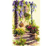 Magic Needle 74-04 ZW Gemütliches Plätzchen Kreuzstichset mit Zählmuster Zweigart Edition, Baumwolle, multifarbig, 15x23cm