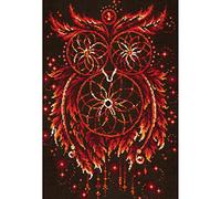 Magic Needle 88-11 ZW Flammen der Seele Kreuzstichset mit Zählmuster Zweigart Edition, Baumwolle, multifarbig, 29x40cm