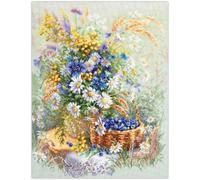 Magic Needle Kreuzstich Stickpackung Auf der Waldlichtung, Zählmuster, Multifarbig