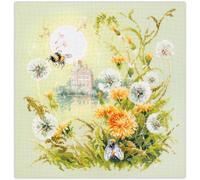 Magic Needle Kreuzstich Stickpackung Wiesengeschichten. Hummel, Zählmuster, Multifarbig