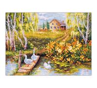 Magic Needle Zweigart Edition Kreuzstich Stickpackung Dorfteich Zählmuster